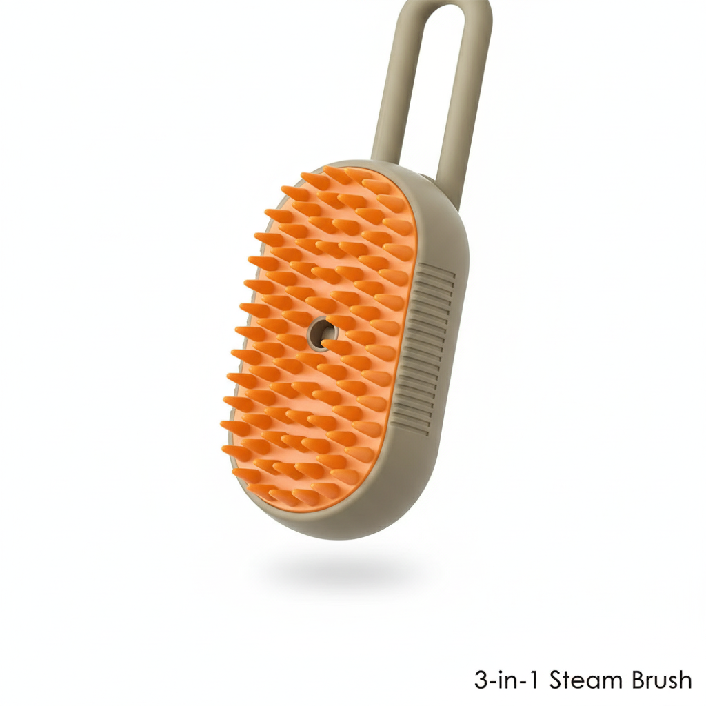 1~2pcs Steam Pet Brush 3-in-1 Massage Dog Steamy Brush Spray Beauty Tangled and Loose Hair Removal Cats Grooming Comb Dogs
