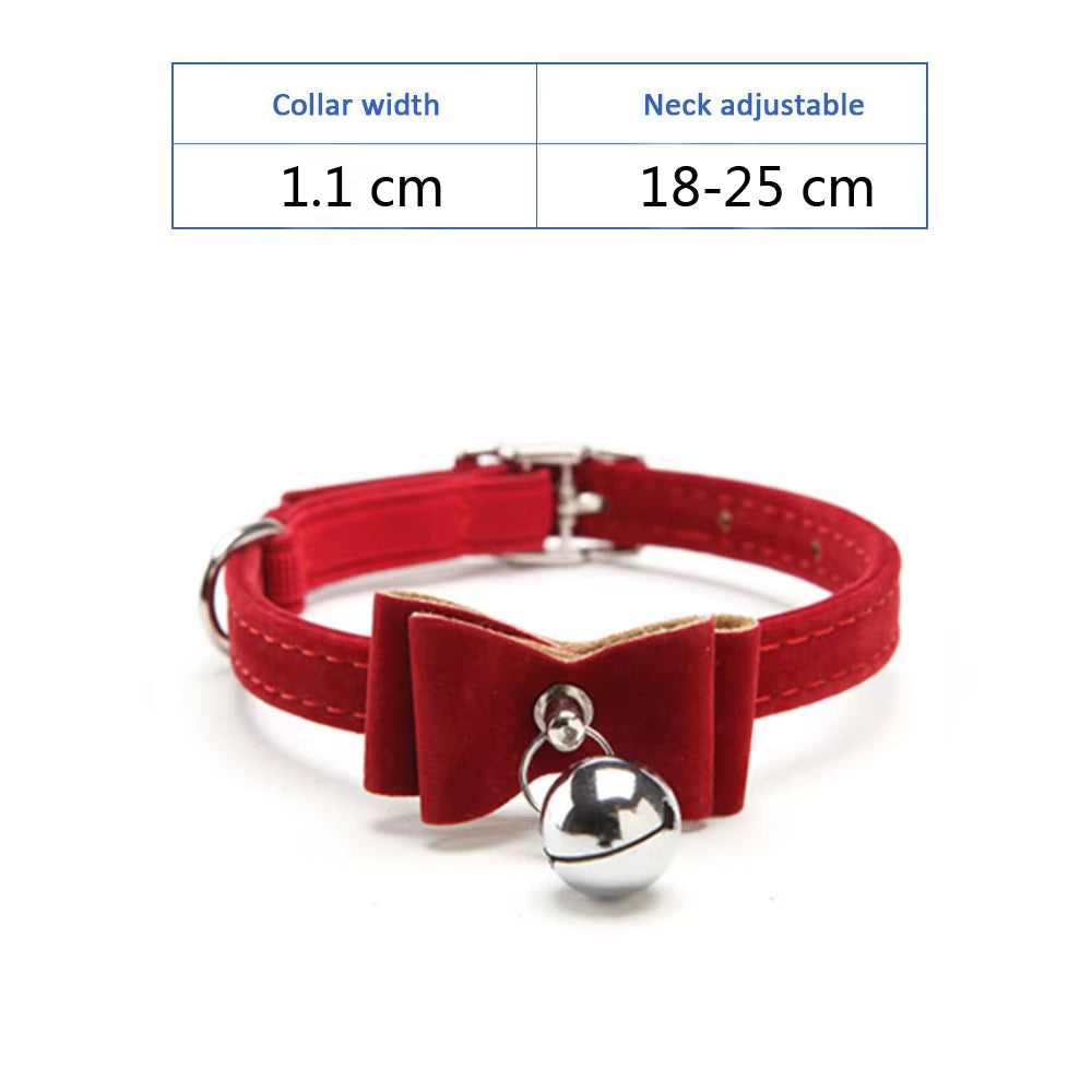 Cat Collar with Bell Collar for Cats Kitten Puppy Leash Collars for Cats Dog Chihuahua Pet Cat Collars Leashes Lead Pet Supplies