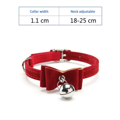 Cat Collar with Bell Collar for Cats Kitten Puppy Leash Collars for Cats Dog Chihuahua Pet Cat Collars Leashes Lead Pet Supplies