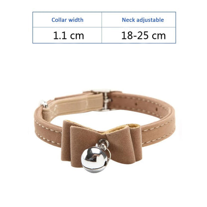 Cat Collar with Bell Collar for Cats Kitten Puppy Leash Collars for Cats Dog Chihuahua Pet Cat Collars Leashes Lead Pet Supplies