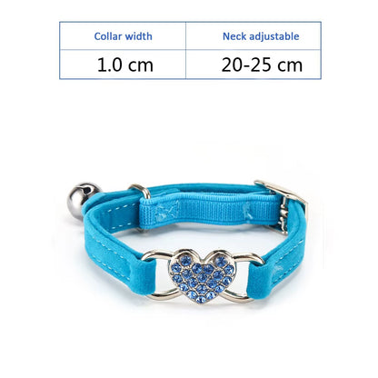 Cat Collar with Bell Collar for Cats Kitten Puppy Leash Collars for Cats Dog Chihuahua Pet Cat Collars Leashes Lead Pet Supplies