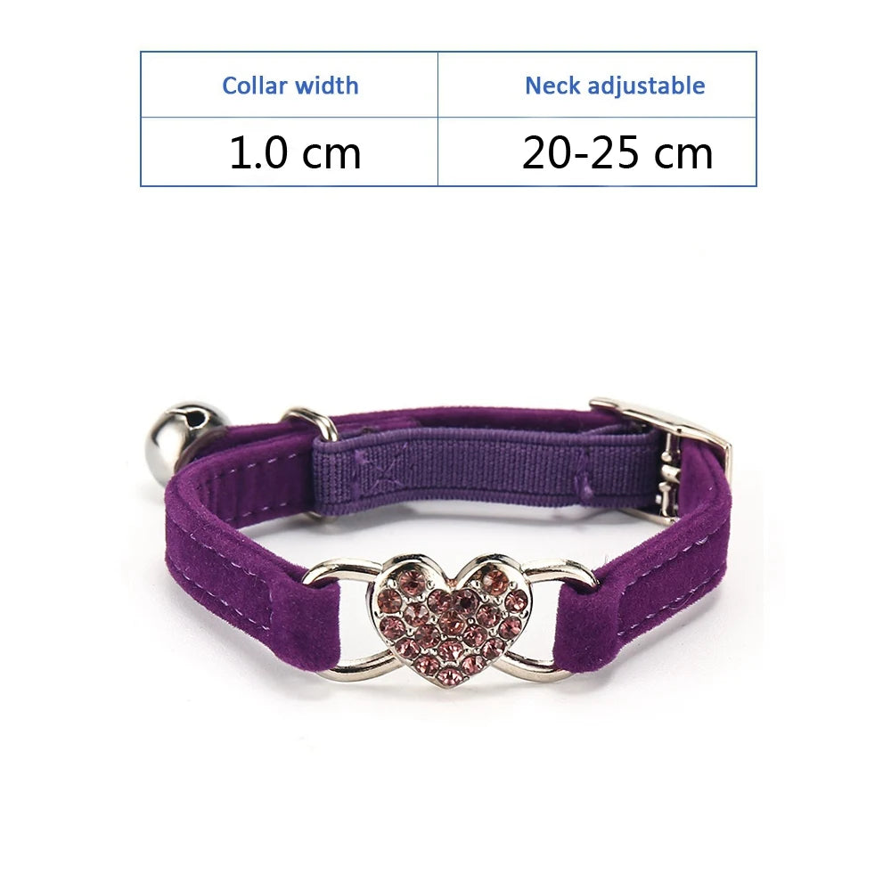 Cat Collar with Bell Collar for Cats Kitten Puppy Leash Collars for Cats Dog Chihuahua Pet Cat Collars Leashes Lead Pet Supplies
